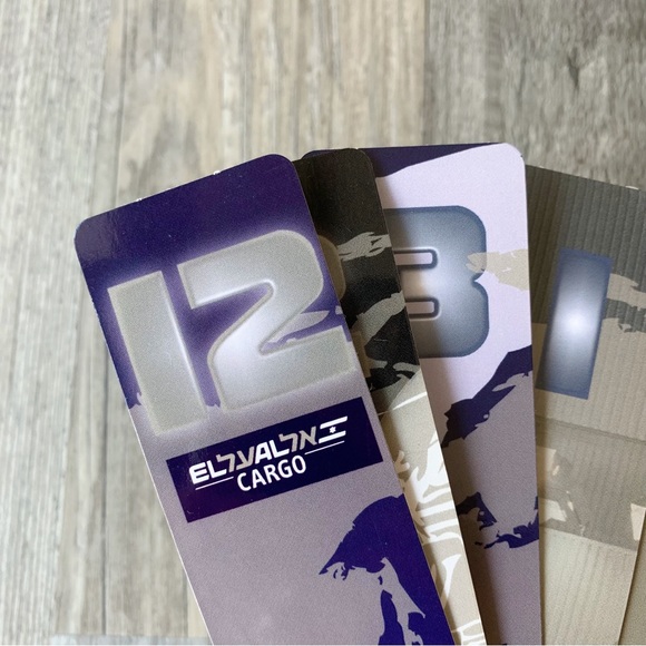 NIB Israel Airline El Al Cargo Windmill Paper Wall Clock - Picture 8 of 11